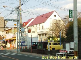 Busstop from the north